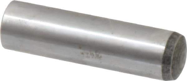 Value Collection - 16mm Diam x 60mm Pin Length Alloy Steel Standard Dowel Pin - C 58-62 Hardness, 94,900 Lb Breaking Strength, 1 Rounded End - Best Tool & Supply