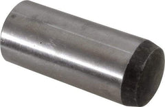 Value Collection - 20mm Diam x 50mm Pin Length Alloy Steel Standard Dowel Pin - C 58-62 Hardness, 148,000 Lb Breaking Strength, 1 Rounded End - Best Tool & Supply