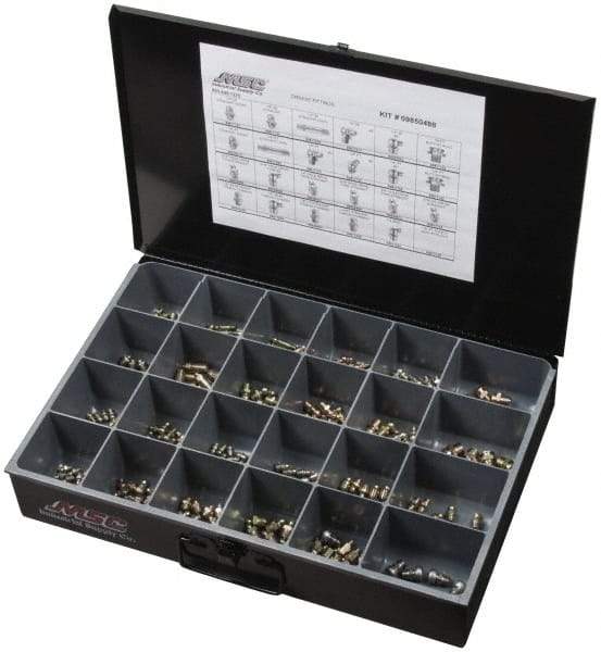 Value Collection - 250 Piece, Inch, Steel Grease Fitting Set - Best Tool & Supply