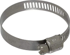 IDEAL TRIDON - SAE Size 20, 7/8 to 1-3/4" Diam, Stainless Steel Miniature Worm Drive Clamp - 5/16" Wide, Material Grade 301, Series 350 - Best Tool & Supply