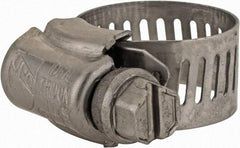 IDEAL TRIDON - SAE Size 6, 3/8 to 7/8" Diam, Stainless Steel Worm Drive Clamp - 1/2" Wide, Material Grade 201/305, Series 620 - Best Tool & Supply