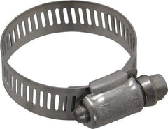 IDEAL TRIDON - SAE Size 20, 3/4 to 1-3/4" Diam, Stainless Steel Worm Drive Clamp - 1/2" Wide, Material Grade 201/305, Series 620 - Best Tool & Supply