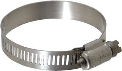 IDEAL TRIDON - SAE Size 32, 1-9/16 to 2-1/2" Diam, Stainless Steel Worm Drive Clamp - 1/2" Wide, Material Grade 201/305, Series 620 - Best Tool & Supply