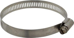 IDEAL TRIDON - SAE Size 44, 2-5/16 to 3-1/4" Diam, Stainless Steel Worm Drive Clamp - 1/2" Wide, Material Grade 201/305, Series 620 - Best Tool & Supply