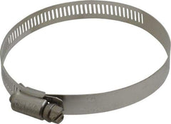 IDEAL TRIDON - SAE Size 52, 2-13/16 to 3-3/4" Diam, Stainless Steel Worm Drive Clamp - 1/2" Wide, Material Grade 201/305, Series 620 - Best Tool & Supply