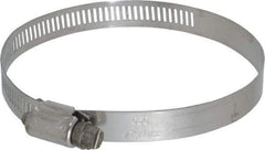 IDEAL TRIDON - SAE Size 56, 3-1/16 to 4" Diam, Stainless Steel Worm Drive Clamp - 1/2" Wide, Material Grade 201/305, Series 620 - Best Tool & Supply