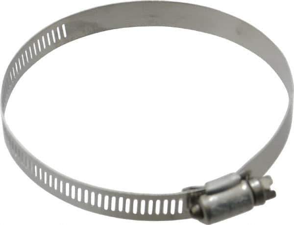 IDEAL TRIDON - SAE Size 60, 3-5/16 to 4-1/4" Diam, Stainless Steel Worm Drive Clamp - 1/2" Wide, Material Grade 201/305, Series 620 - Best Tool & Supply