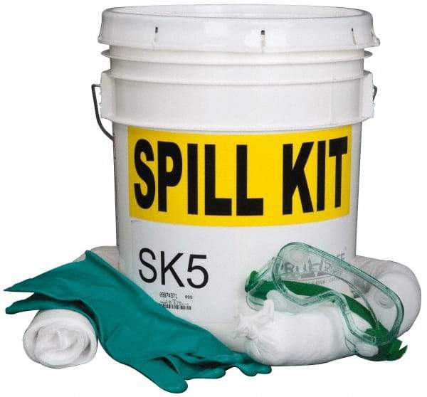 PRO-SAFE - Oil Only Spill Kit - 5 Gal Pail - Best Tool & Supply