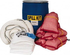 PRO-SAFE - Oil Only Spill Kit - 55 Gal Polyethylene Drum - Best Tool & Supply