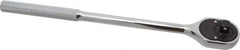 Proto - 3/8" Drive Pear Head Ratchet - Chrome Finish, 11" OAL, 24 Gear Teeth, Standard Head - Best Tool & Supply