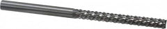 Onsrud - 1/4" Cut Diam, 1/4" Shank Diam, Carbide Double Cut Cylinder Burr - Best Tool & Supply