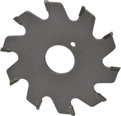 Onsrud - 2-1/2" Diam x 0.095" Blade Thickness x 5/8" Arbor Hole Diam, 10 Tooth Slitting and Slotting Saw - Arbor Connection, Right Hand, Uncoated, Carbide-Tipped, 0° Rake - Best Tool & Supply