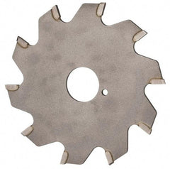 Onsrud - 3" Diam x 0.095" Blade Thickness x 5/8" Arbor Hole Diam, 10 Tooth Slitting and Slotting Saw - Arbor Connection, Right Hand, Uncoated, Carbide-Tipped, 0° Rake - Best Tool & Supply