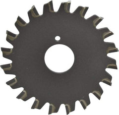 Onsrud - 2-1/2" Diam x 0.095" Blade Thickness x 5/8" Arbor Hole Diam, 20 Tooth Slitting and Slotting Saw - Arbor Connection, Right Hand, Uncoated, Carbide-Tipped, -5° Rake - Best Tool & Supply