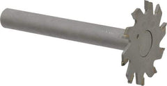 Onsrud - 2" Diam x 0.095" Blade Thickness, 10 Tooth Slitting and Slotting Saw - Shank Connection, Right Hand, Uncoated, Carbide-Tipped, 0° Rake - Best Tool & Supply