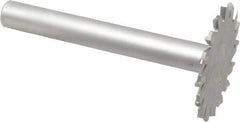 Onsrud - 2" Diam x 0.095" Blade Thickness, 16 Tooth Slitting and Slotting Saw - Shank Connection, Right Hand, Uncoated, Carbide-Tipped, 0° Rake - Best Tool & Supply