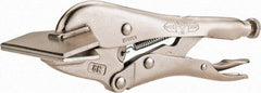 Irwin - 8" OAL Standard Jaw Sheet Metal Clamp Weld Locking Pliers - 3-1/8" Jaw Width, 1-3/4" Jaw Depth, 1-3/4" Jaw Opening - Best Tool & Supply