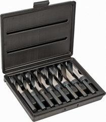 Triumph Twist Drill - 9/16 to 1", 118° Point, Oxide Finish, High Speed Steel Reduced Shank Drill Bit Set - Best Tool & Supply