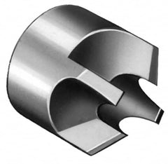 Made in USA - 3/8" Cutter Head Diam, 5/32" Pilot Hole Diam, Solid Carbide Reverse Countersink - Best Tool & Supply