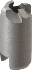 Made in USA - 4 Flutes, 1/4" Diam, 1/8" Pilot Hole Diam, High Speed Steel Reverse Counterbore - Best Tool & Supply