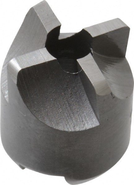 Made in USA - 4 Flutes, 7/16" Diam, 5/32" Pilot Hole Diam, High Speed Steel Reverse Counterbore - Best Tool & Supply