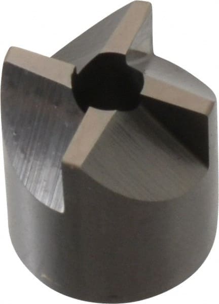 Made in USA - 4 Flutes, 9/16" Diam, 3/16" Pilot Hole Diam, Solid Carbide Reverse Counterbore - Best Tool & Supply