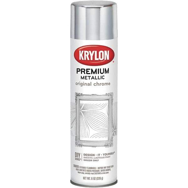 Krylon - Original Chrome, Gloss, Metallic Spray Paint - 8 oz Container - Best Tool & Supply