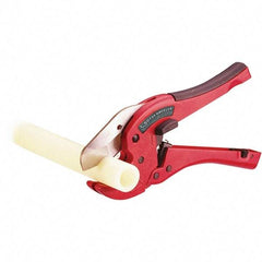 Rothenberger - 1-5/8" Pipe Capacity, Tube & Pipe Cutter - Cuts Plastic, PVC, CPVC, 9" OAL - Best Tool & Supply