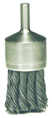 1-1/8'' Diameter - Knot Type Steel Wire End Brush - Best Tool & Supply