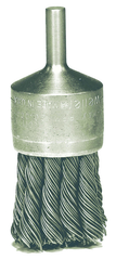 1-1/8'' Diameter - Knot Type Stainless End Brush - Best Tool & Supply