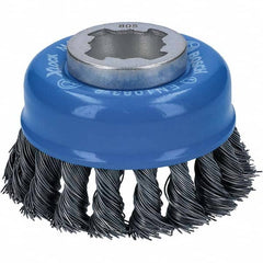 Bosch - 3" Diam 0.012" X-LOCK Carbon Steel Fill Cup Brush - Best Tool & Supply