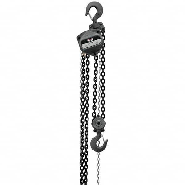 Jet - 10,000 Lb Capacity, 50' Lift Height, Manual Chain Hoist - Best Tool & Supply