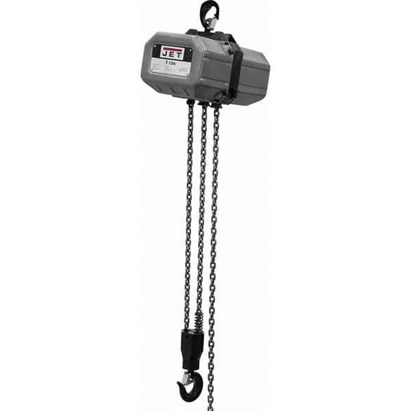 Jet - 3,000 Lb Capacity, 40' Lift Height, Manual Chain Hoist - Best Tool & Supply