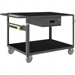 Durham - 1,000 Lb Capacity, 25-1/8" Wide x 42-11/16" Long x 34" High Instrument Cart - Best Tool & Supply