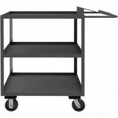 Durham - 3,000 Lb Capacity, 24-1/4" Wide x 75-1/4" Long x 51-1/16" High Order Picking Cart - Best Tool & Supply