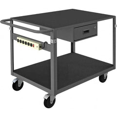 Durham - 1,000 Lb Capacity, 25-1/8" Wide x 42-11/16" Long x 31" High Instrument Cart - Best Tool & Supply