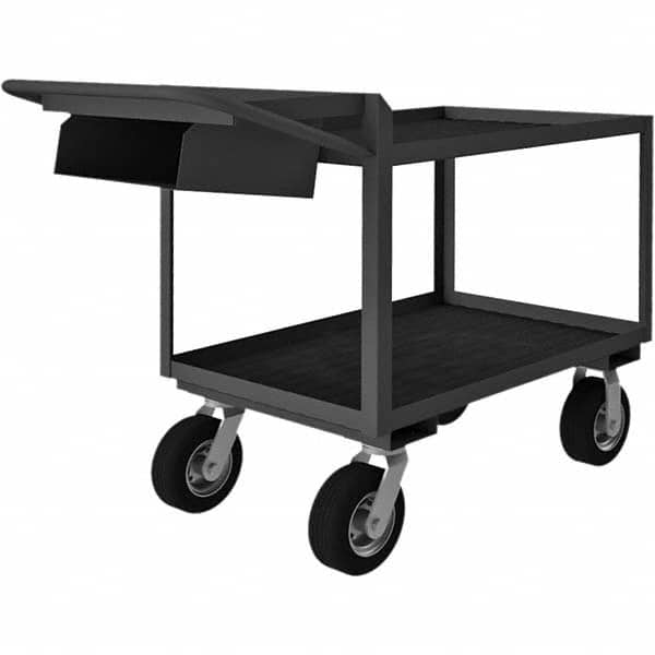 Durham - 1,200 Lb Capacity, 24-1/4" Wide x 52-3/8" Long x 38" High Mobile Cart - Best Tool & Supply