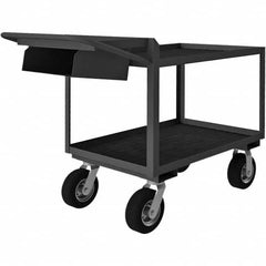 Durham - 1,200 Lb Capacity, 24-1/4" Wide x 52-3/8" Long x 38" High Mobile Cart - Best Tool & Supply