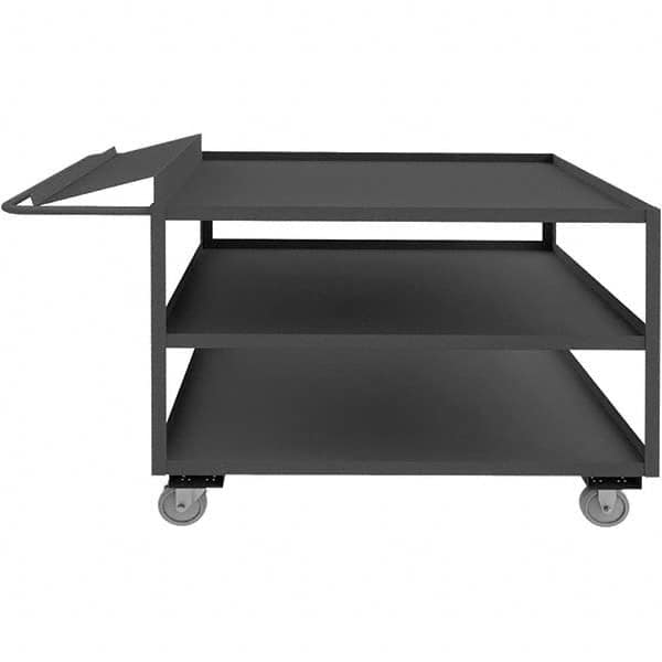 Durham - 1,200 Lb Capacity, 30-1/4" Wide x 87-1/4" Long x 40-11/16" High Order Picking Cart - Best Tool & Supply