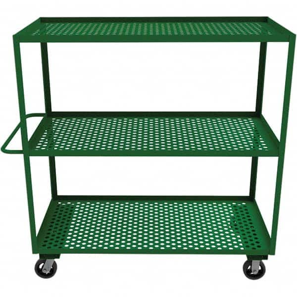 Durham - 1,200 Lb Capacity, 30-1/4" Wide x 66-1/4" Long x 63" High Mobile Cart - Best Tool & Supply