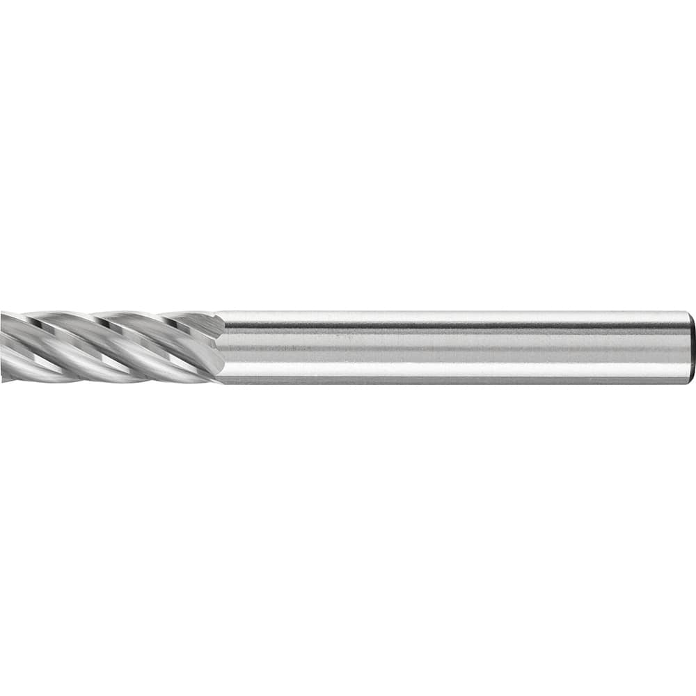 PFERD - SA-1, 1/4" Cut Diam, 1/4" Shank Diam, Carbide Inox Cut Cylinder Burr - Exact Industrial Supply