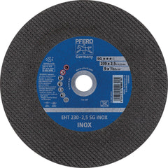 PFERD - Cutoff Wheels; Tool Compatibility: Angle Grinder ; Wheel Diameter (Inch): 9 ; Wheel Thickness (Inch): 3/32 ; Abrasive Material: Aluminum Oxide ; Maximum RPM: 6600.000 ; Grit: 46 - Exact Industrial Supply