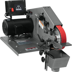 Jet - Belt Grinders; Belt Length (Inch): 72 ; Belt Width (Inch): 2 ; Belt Orientation: Horizontal ; Horsepower (HP): 1 ; Belt Speed (ft/min): 2000 to 6200 ; Phase: 1 - Exact Industrial Supply