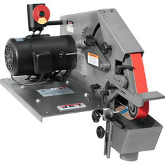 Jet - Belt Grinders; Belt Length (Inch): 72 ; Belt Width (Inch): 2 ; Belt Orientation: Horizontal ; Horsepower (HP): 1 ; Belt Speed (ft/min): 4600.00 ; Phase: 1 - Exact Industrial Supply