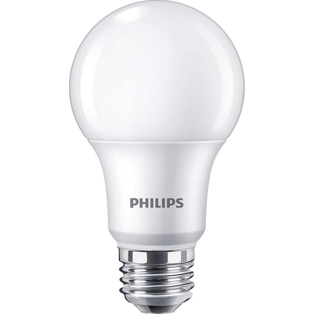 Philips - Lamps & Light Bulbs; Lamp Technology: LED ; Lamps Style: Residential/Office ; Lamp Type: A19 ; Wattage Equivalent Range: 1-19 ; Actual Wattage: 12.2 ; Base Style: Medium Screw - Exact Industrial Supply