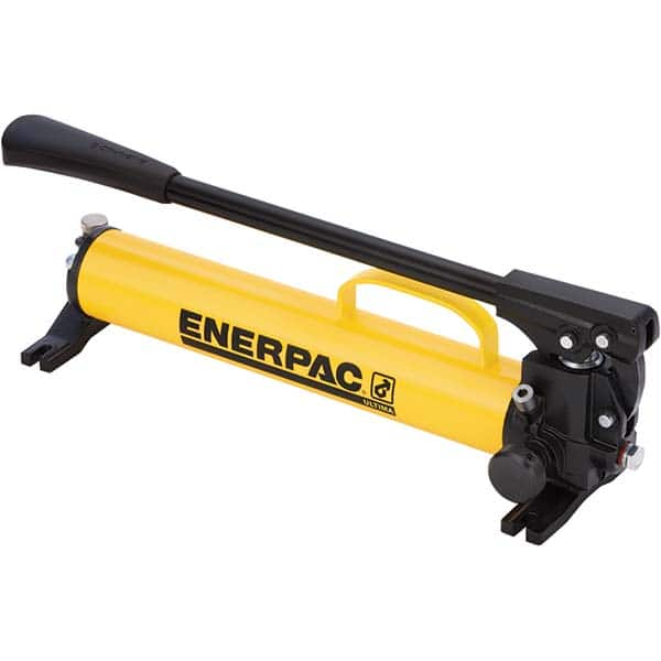 Enerpac - Manual Hydraulic Pumps Number of Stages: 2.000 Oil Volume Per Stroke (Cu. In.): 1.00 - Best Tool & Supply