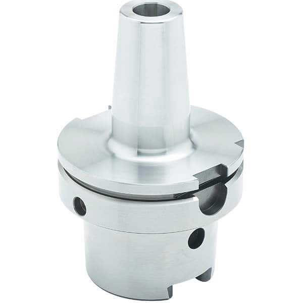 Shrink-Fit Tool Holder & Adapter: HSK100A Taper Shank, 1″ Hole Dia 4.53″ Projection, 1.73″ Nose Dia, 2.28″ Clamp Depth, Through Coolant