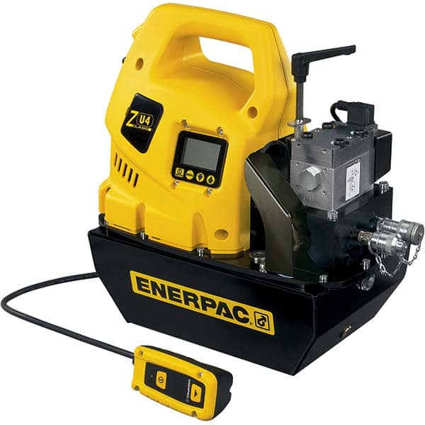 Enerpac - Power Hydraulic Pumps & Jacks Type: Electric Pressure Rating (psi): 10000 - Best Tool & Supply