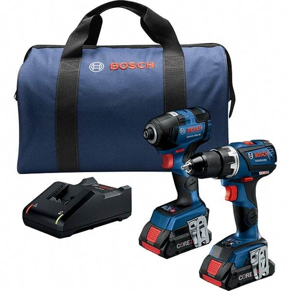 Bosch - Cordless Tool Combination Kits Voltage: 18 Tools: Impact Driver; Drill/Driver - Best Tool & Supply