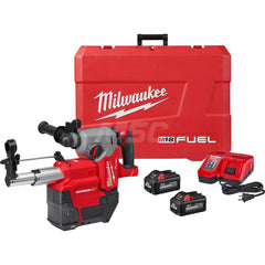 Hammer Drills & Rotary Hammers; Chuck Type: SDS Plus; Blows Per Minute: 4800; Speed (RPM): 1330; Voltage: 18.00; Battery Chemistry: Lithium-Ion; Includes: Battery Charger; Dust Extractor; Reversible: No; Battery Series: M18 REDLITHIUM XC